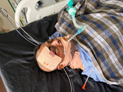 Tejas, a 24-year-old accident victim, needs a helping hand.
